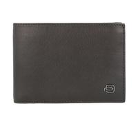 Piquadro Black Square Herrenbrieftasche mit Klapp-Ausweisfenster + RFID Dunkelbraun