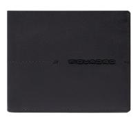PIQUADRO Giles Men´s Wallet Removable Document Facility RFID Black