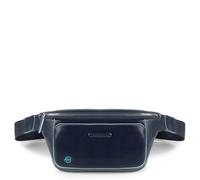 Piquadro Blue Square Gürteltasche Leder 32 cm blau