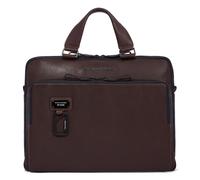 PIQUADRO Harper 2 Handle Briefcase Dark Brown