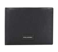 Piquadro Harper Geldbörse RFID Leder 14 cm black (PU5760APR-N) schwarz