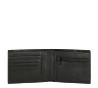 Piquadro Harper Herrenbrieftasche mit Münzfach mit Reißverschluss Schwarz - Farb-Varianten: Schwarz