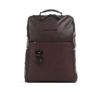 Piquadro Harper Laptop-Rucksack dunkelbraun, Leder, Unisex