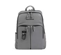 Piquadro Harper Laptop-Rucksack grau, Leder, Herren