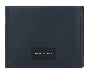 PIQUADRO Harper Men’s Wallet With Removable Document Facility RFID Blu