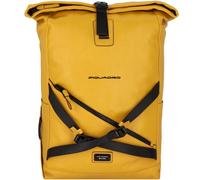 Piquadro Harper Rucksack Leder 48 cm Laptopfach gelb