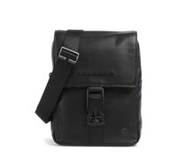 Piquadro Harper Mini Bag Umhängetasche Leder 17 cm schwarz
