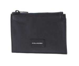 PIQUADRO Harper Zipped Credit Card Pouch RFID Nero