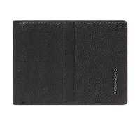Piquadro Hedley Geldbörse RFID Schutz Leder 12 cm schwarz