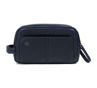PIQUADRO Hedley Leather Toiletry Bag Blue