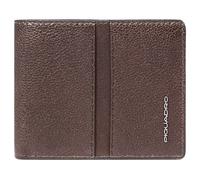 PIQUADRO Hedley Wallet with Coin Pocket RFID Dark Brown