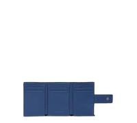 Piquadro Herren-Brieftasche mit Geldbörse aus Leder, blau, Lässig