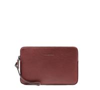 PIQUADRO - Herren-Clutch aus Leder - Premium-Qualität - Farbe: Hellbraun - Für Berufstätige