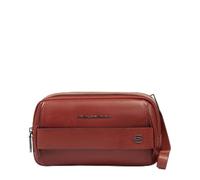 Piquadro Herren-Handtasche aus Leder, terrakotta