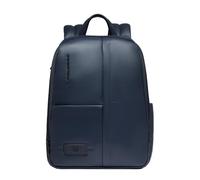 Piquadro - Herren-Laptop-Rucksack (13 Zoll) aus hochwertigem Leder - Blau - Business und Alltag