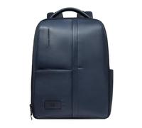 Piquadro - Herren-Laptop-Rucksack (14 Zoll) - Hochwertiges Leder - Blau - Elegant und professionell