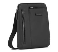 PIQUADRO Herren Modus Große Ledertasche für iPad, Schwarz