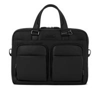 PIQUADRO Herren Ordner Modus Special dünn, Zwei Griffe und Fronttaschen, Schwarz