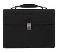 PIQUADRO Herren Ordner Modus Special starr, Zwei Faltenbälge, Schwarz