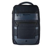 Piquadro Reiserucksack Hex – modular, 45 cm, Laptopfach für 15,6" – blau