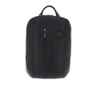 Piquadro - Hochwertiger Mini-Rucksack aus Leder - Schwarz - Elegante und kompakte Damentasche