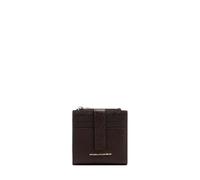 Piquadro - Kartenetui mit Münzfach aus Leder - Damen - Braun | RFID-Betrugsschutz, Kartenfach, Täglicher Gebrauch, Elegantes Design