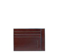 Piquadro Blue Square Kreditkartenetui RFID Leder 11,5 cm mahogany