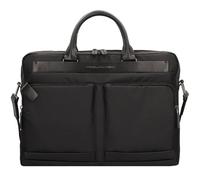 Piquadro Klout Aktentasche Leder 42 cm Laptopfach schwarz