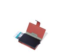 Banknoten- und Kreditkartenetui aus Metall und Stoff PQ Earth, orange - Farb-Varianten: Orange