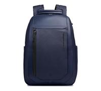 Piquadro Laptop Reiserucksack 15,6" aus recycled Stoff Unisex Leder und Stoff blau