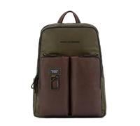 Piquadro - Lederrucksack für 15,6"-Laptop und 12,9"-iPad Pro - Gelb - Herren-Business-Rucksack