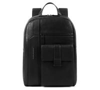 Piquadro Lederrucksack Kobe schwarz