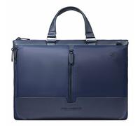 Piquadro Marcel Aktentasche Leder 42 cm Laptopfach blau