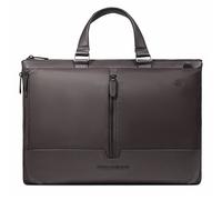 Piquadro Marcel Aktentasche Leder 42 cm Laptopfach braun