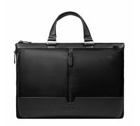 Piquadro Marcel Aktentasche Leder 42 cm Laptopfach schwarz