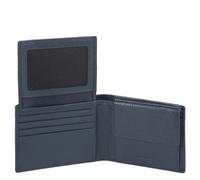 PIQUADRO Modus Special Men´s Wallet Flip Up ID Window RFID Blu