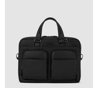 Piquadro Modus Special Schmale Laptoptasche 14" mit iPad®Pro 12,9"-Fach Schwarz