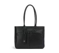 Piquadro Nevet Shopper schwarz, Leder, Damen