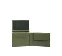 Piquadro Orion Men's Wallet with Flip Up ID RFID Green
