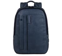 Piquadro P15S Business-Rucksack Leder 42 cm Laptopfach night blue (TAS027118)