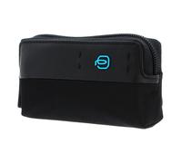 PIQUADRO P16 Key Case With Two Rings Chevron / Nero