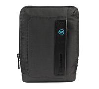 PIQUADRO p16 umhängetasche 17cm, Chevron/Grau