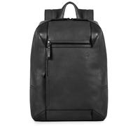 Piquadro Pan Computer-Rucksack aus Leder, schwarz - Farb-Varianten: Schwarz