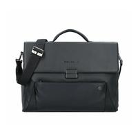 Piquadro Pan Leder Aktentasche mit Klappe, schwarz - Farb-Varianten: Schwarz