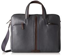 Piquadro PC 14", Unisex-Erwachsene CARTELLA Due MANICI, blu/Marrone, Taglia UNICA -