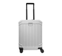 Piquadro Pop 4 Rollen Trolley 55 cm silberfarben