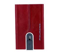 Piquadro Porta Carte di credito Pelle,meccanismo in Metallo, Unisex-Erwachsene Reisezubehör- Brieftasche, Rosso, Talla única - PP4825B2R-R