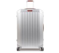 Piquadro PQ ALU Großer Hartschalentrolley mit vier Rollen grey/tobacco