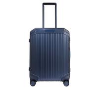 Piquadro PQ-Alub 4-Rollen Trolley dunkelblau, Aluminium, 40 x 55 x 20cm
