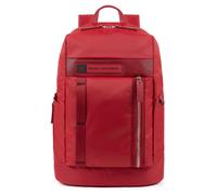 Piquadro PQ-Bios Laptoprucksack 15,6" und Flaschen-/Schirmtasche rot